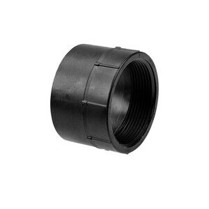 C5803 3 HXFIPT FEMALE ADAPTER ABS Black 3 Inch
